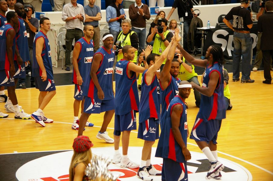 Basket Tournoi de Paris France Russie: Basket - France Russie 19 08 2007 - 073
